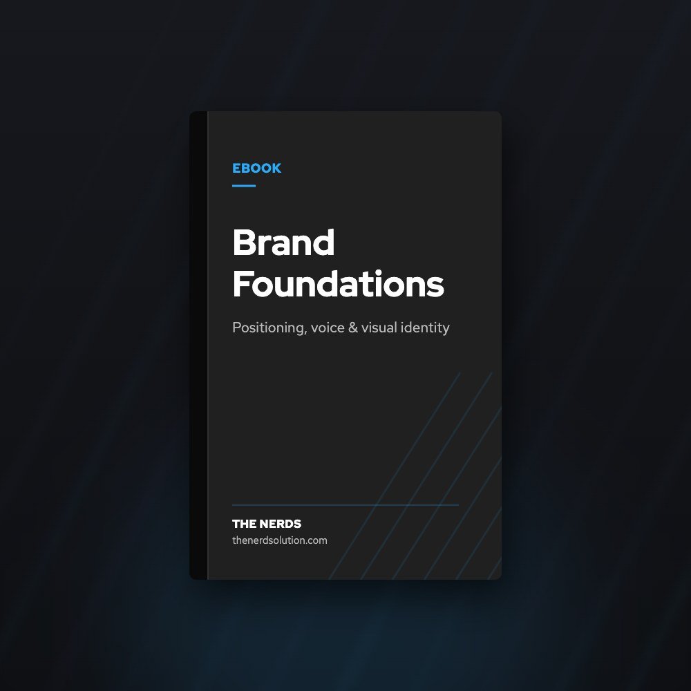 Ebook cover design sample – Brand Foundations