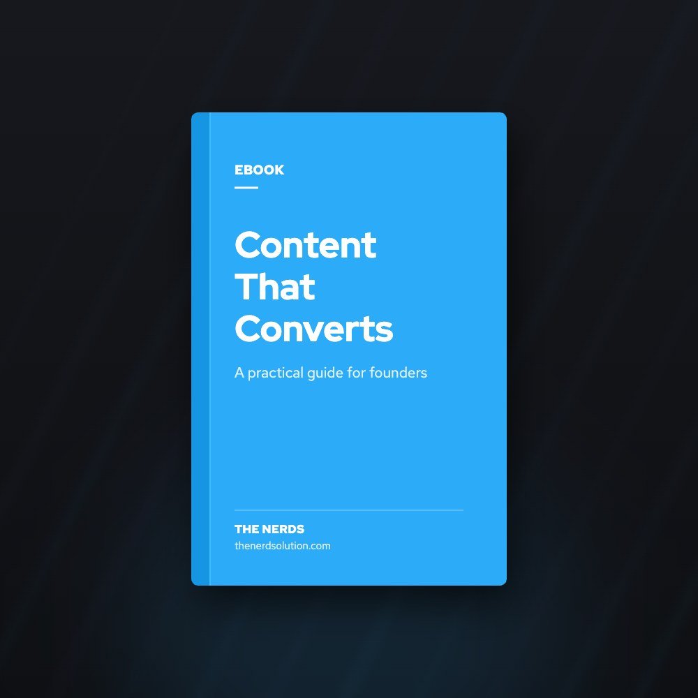 Ebook cover design sample – Content That Converts