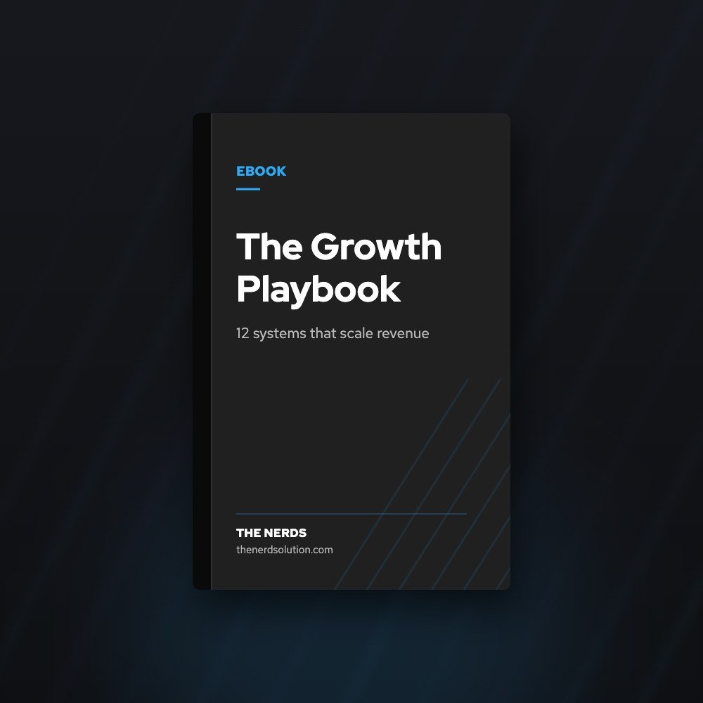 Ebook cover design sample – The Growth Playbook