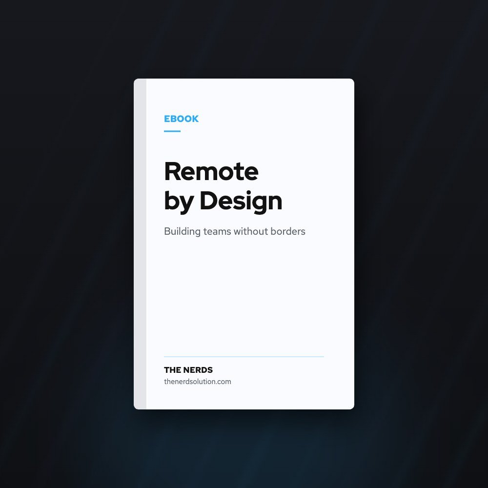 Ebook cover design sample – Remote by Design